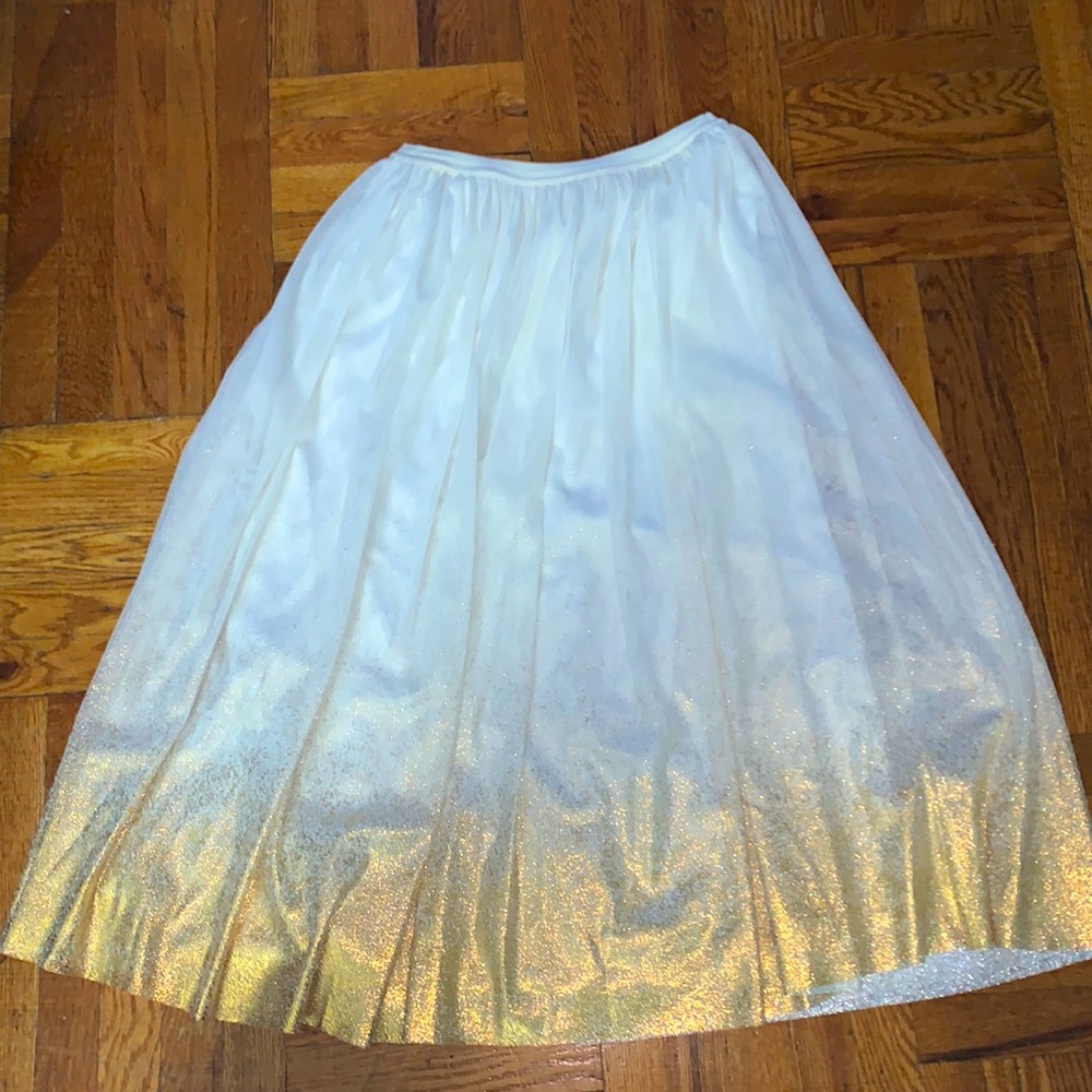Girls Tulle Ombré Glitter Skirt